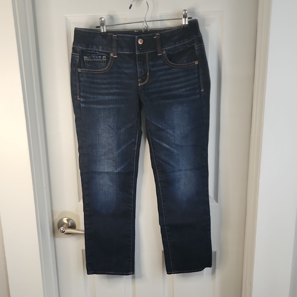 American Eagle Outfitters Denim - American Eagle Outfitters Dark Blue Ankle Jeans
